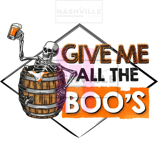 Give Me All The Boos Skeleton Transfer