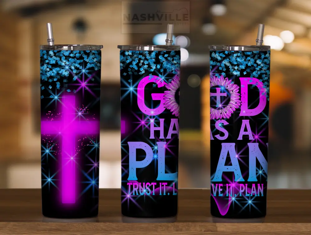 God Has A Plan 20Oz Tumbler.