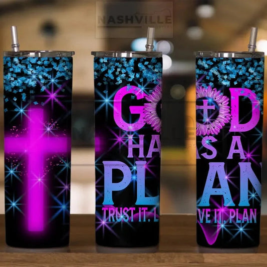 God Has A Plan 20Oz Tumbler.