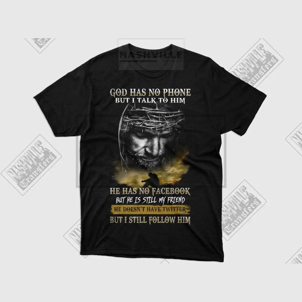 God Has No Phone Organic Tee.