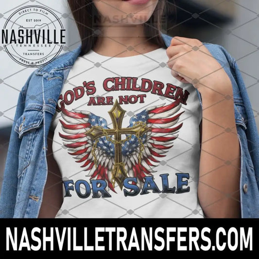 Gods Children Are Not For Sale Tee. Tee