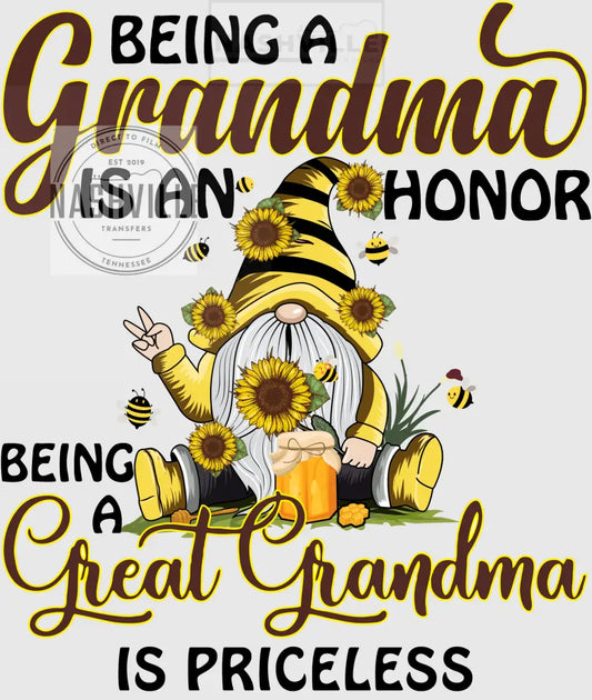 Grandma Is An Honor Transfer