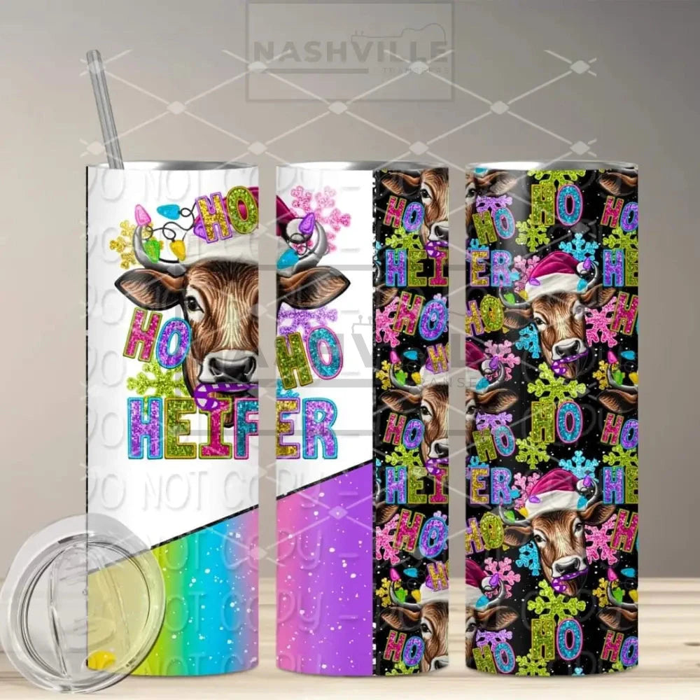 Ho Ho Heifer 20 Oz Tumbler