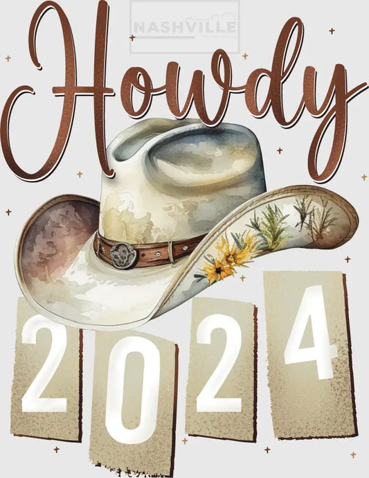 Howdy 2024 Transfer. With Accent Background