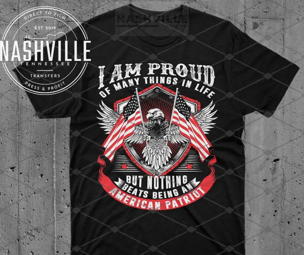 I Am Proud American Patriot Tee.