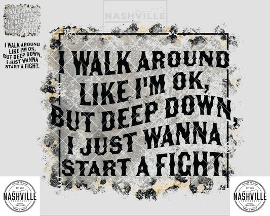 I Walk Around Transfer.