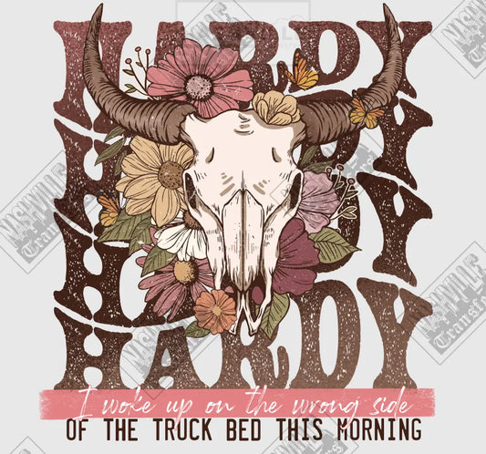 I Woke Up On The Wrong Side Of Truck Bed This Morning Transfer.
