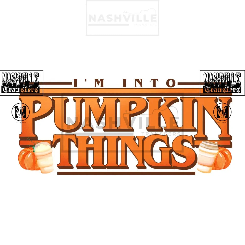 Im Into Pumpkin Things Stock Transfer. Low Heat / Coffee