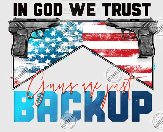 In God We Trust Patriotic Transfer