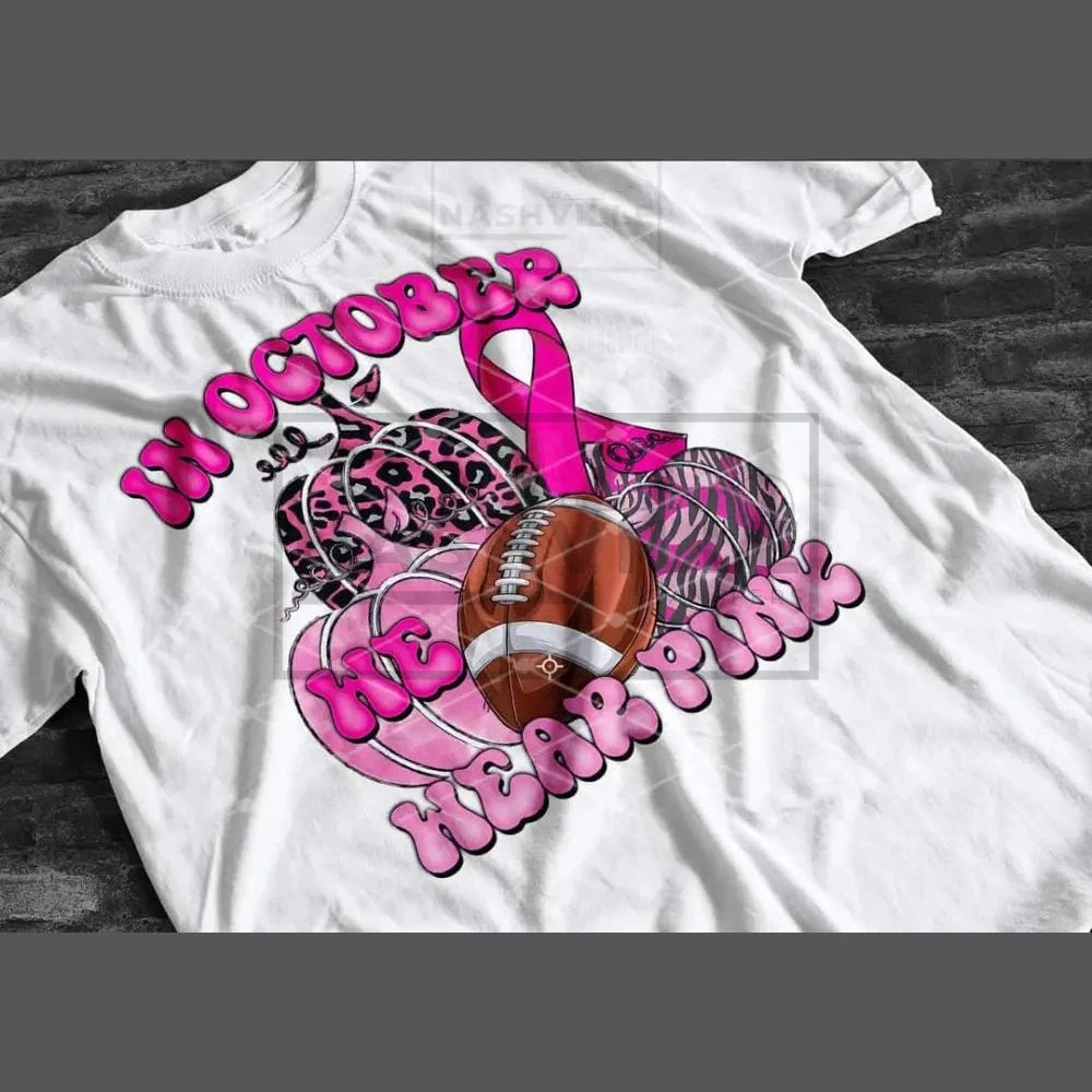 In October We Wear Pink Tee