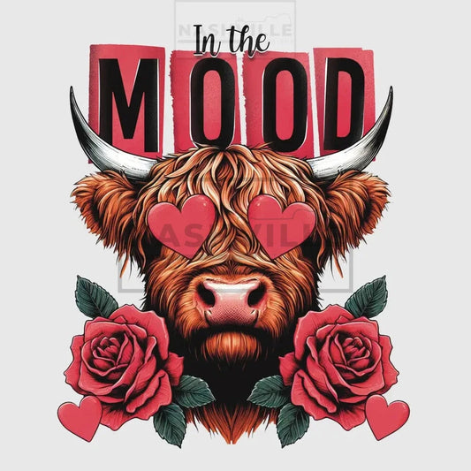 In The Mood Valentines Holiday Cow Transfer.