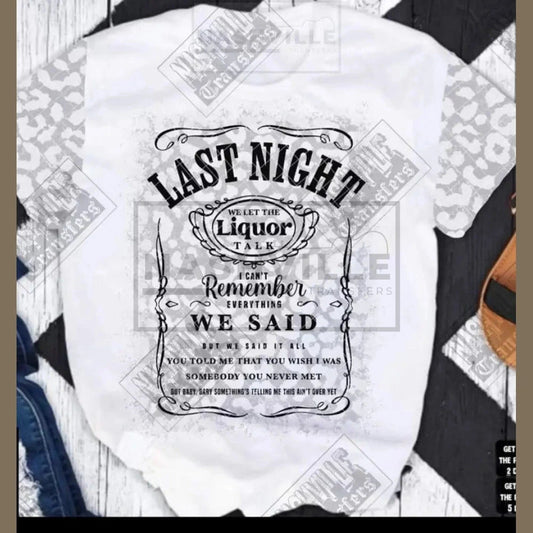 Last Night Tee