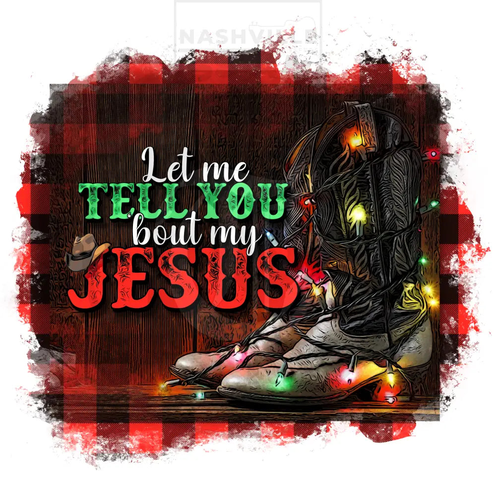 Let me tell you about my Jesus Christmas holiday stock transfer. Low heat transfer / Red