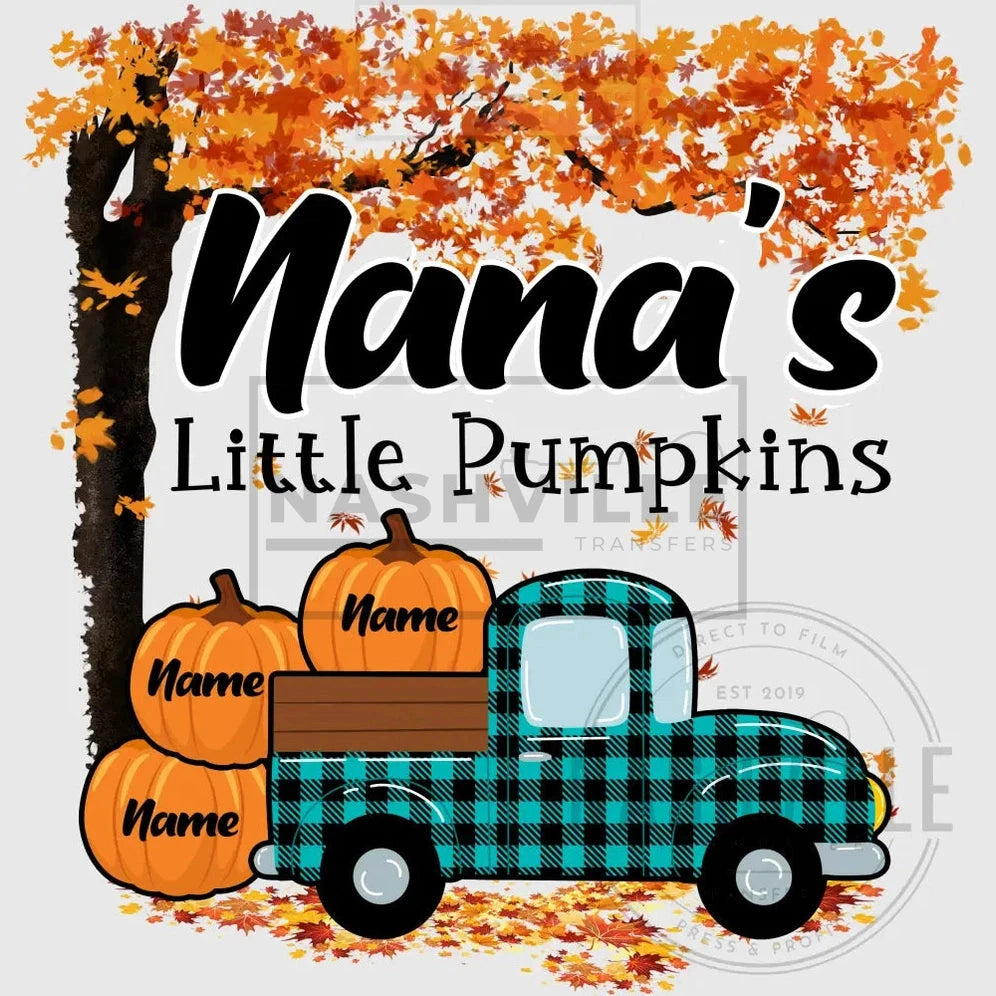 Little Pumpkins Customizable Transfer. Prints