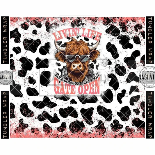 Livin Life Tumbler Wrap.