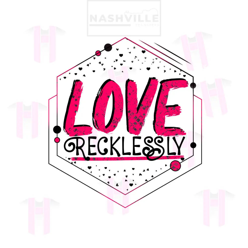 Love Recklessly Small / Pink Speckled