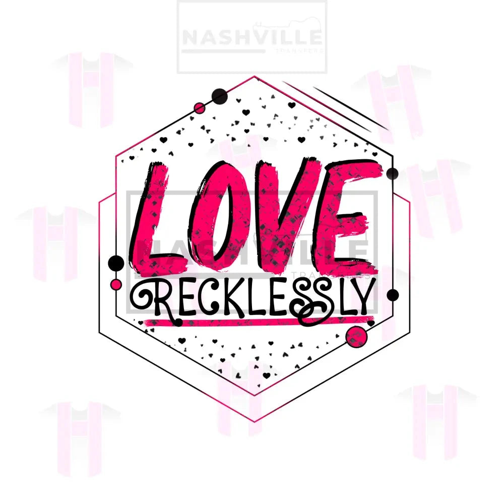 Love Recklessly Small / Pink Speckled