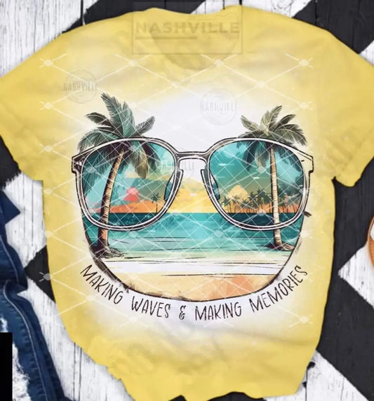 Making Waves And Making Memories Tee.