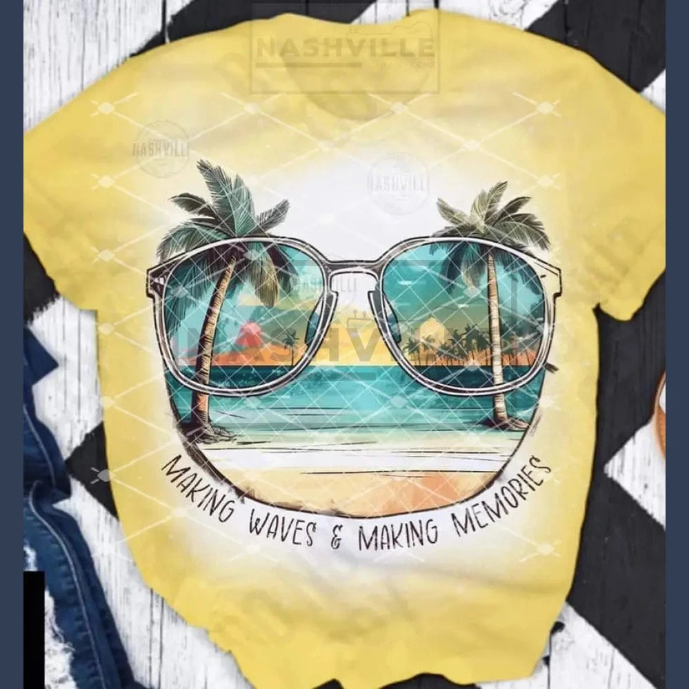 Making Waves And Making Memories Tee.