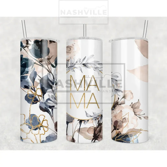 Mama/Mimi Floral Tumbler