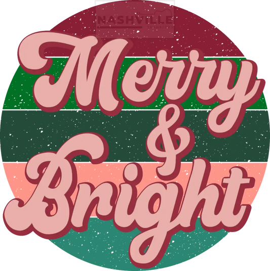 Merry And Bright Holiday Transfer