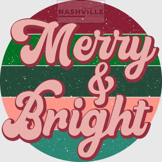 Merry And Bright Holiday Transfer