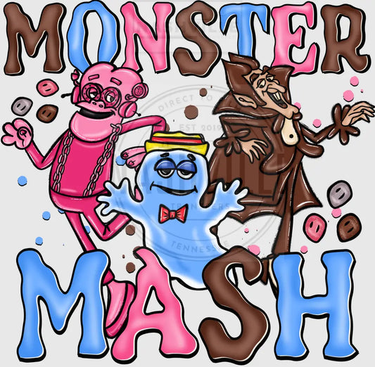 Monster Mash Halloween Transfer.
