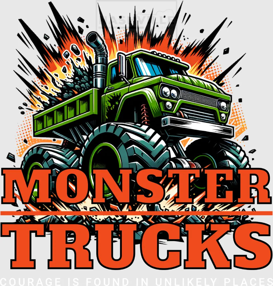 Monster Trucks Kids Tee