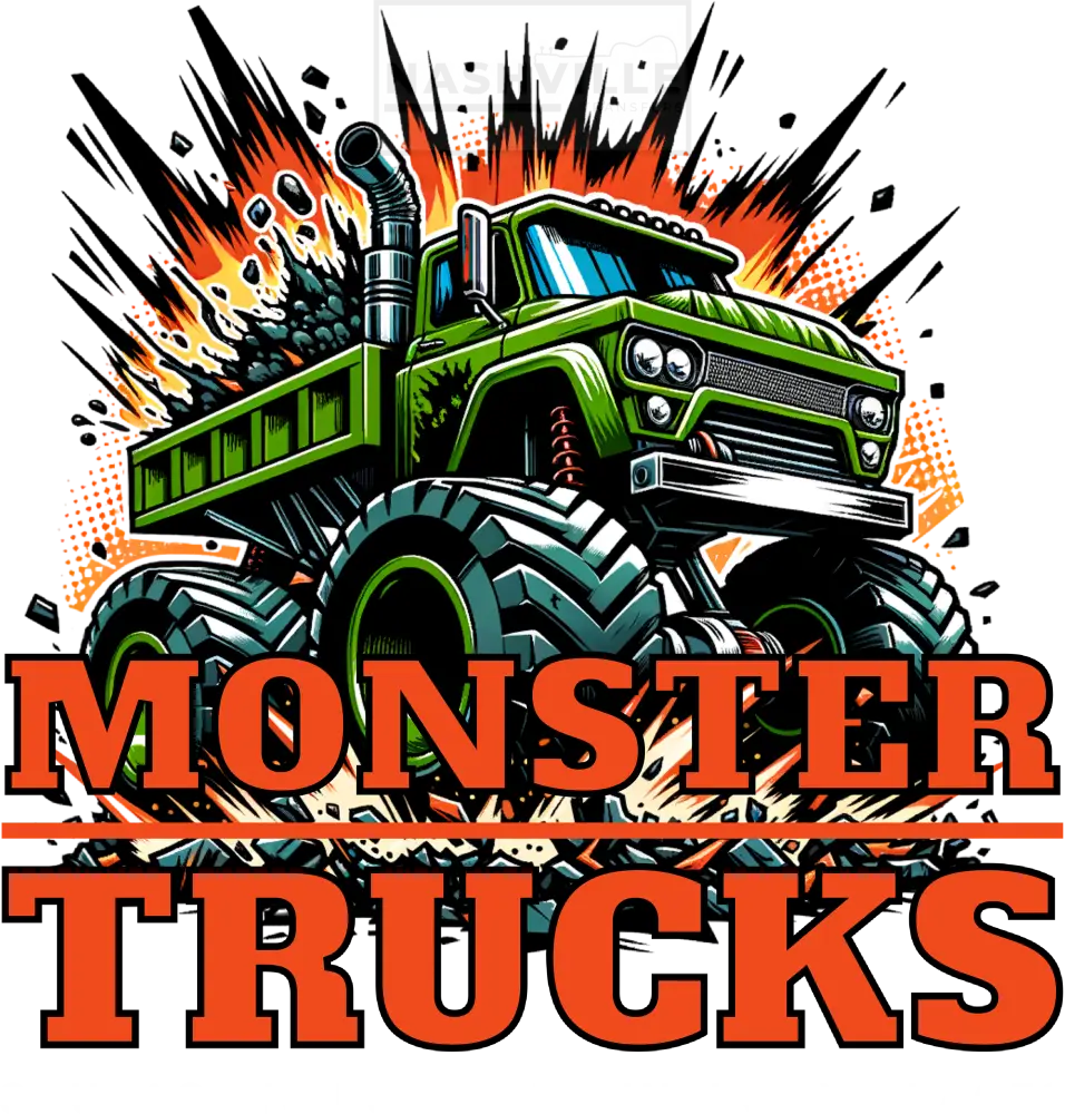 Monster Trucks Kids Tee