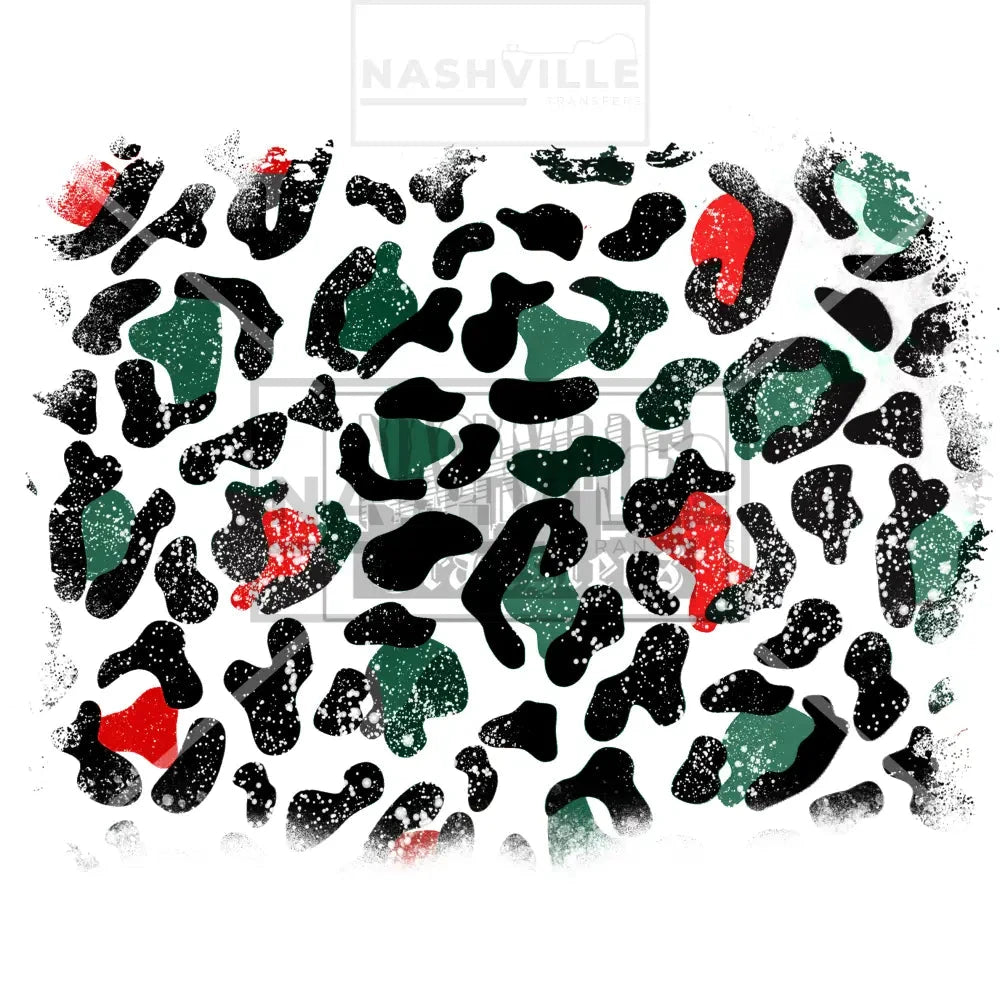 Mooray Christmas Cow Holiday Stock Transfer With 2 Accent Designs Included.