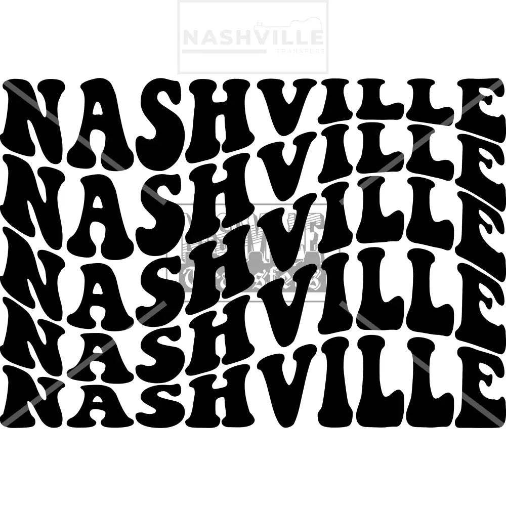 Nashville Stock Transfer. Sublimation / Black