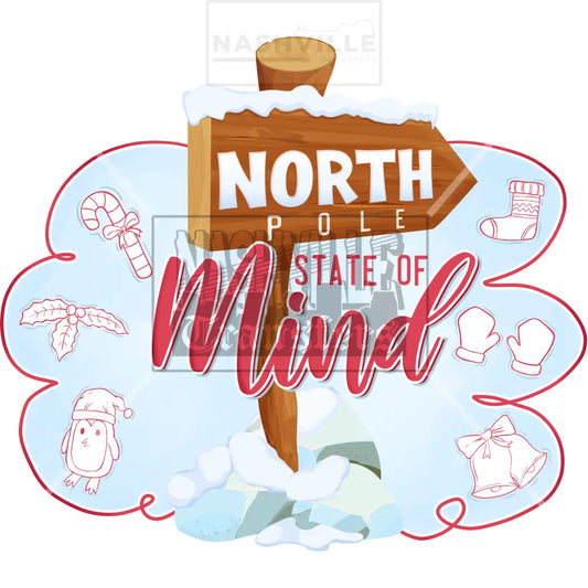 North Pole State Of Mind Christmas Holiday Stock Transfer.