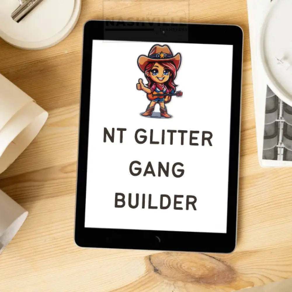 Nt Glitter Colorblast Gang Builder Gang Sheet