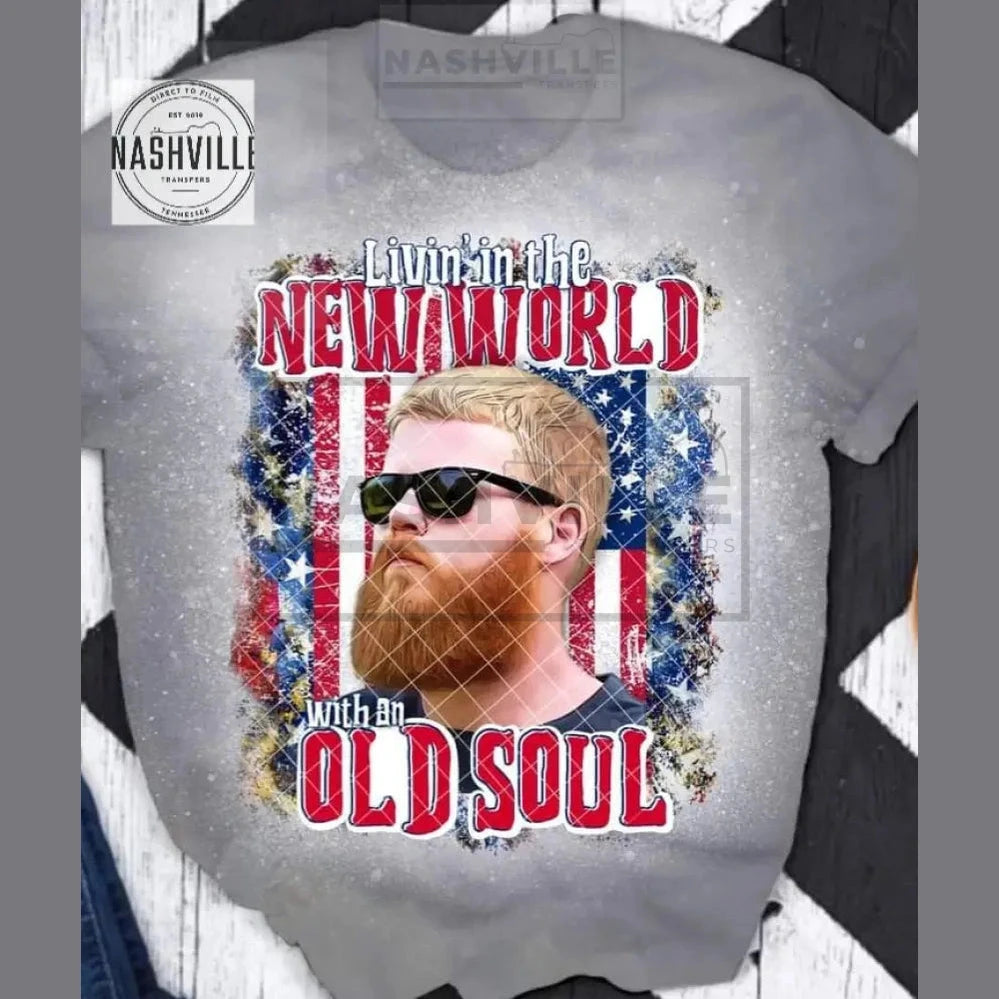 Old Soul Oliver Tee. Grey