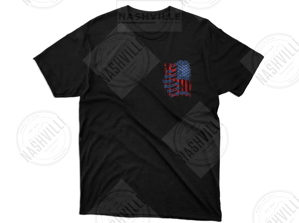 Patriotic Flag Tee.