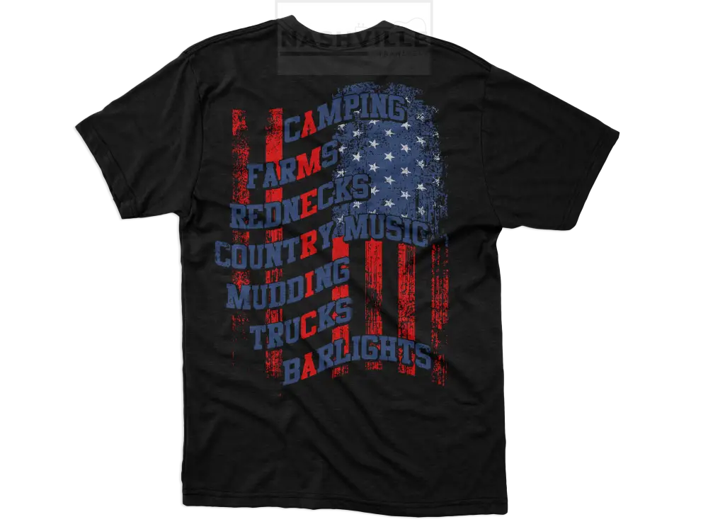 Patriotic Flag Tee.