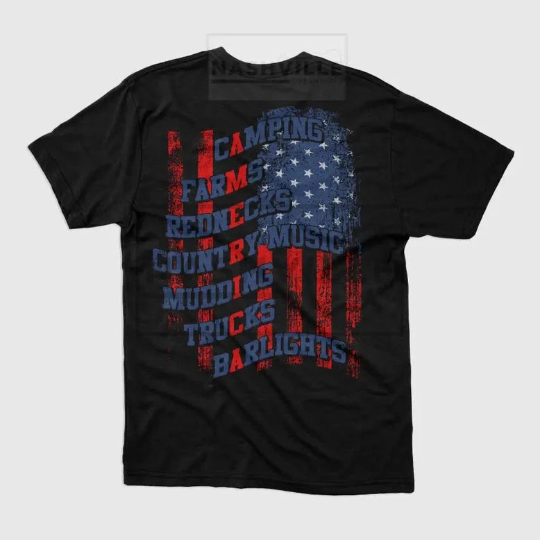 Patriotic Flag Tee.