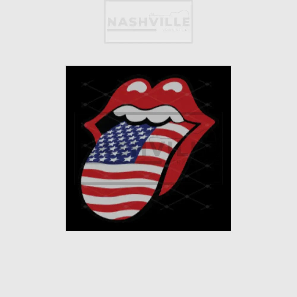 Patriotic Tongue/Lip Transfer.