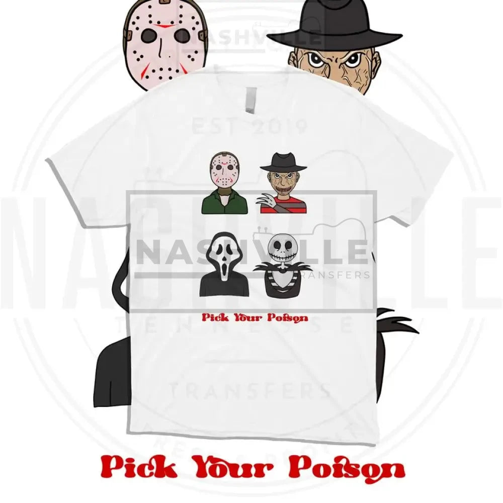 Pick Your Poison Halloween Tee.