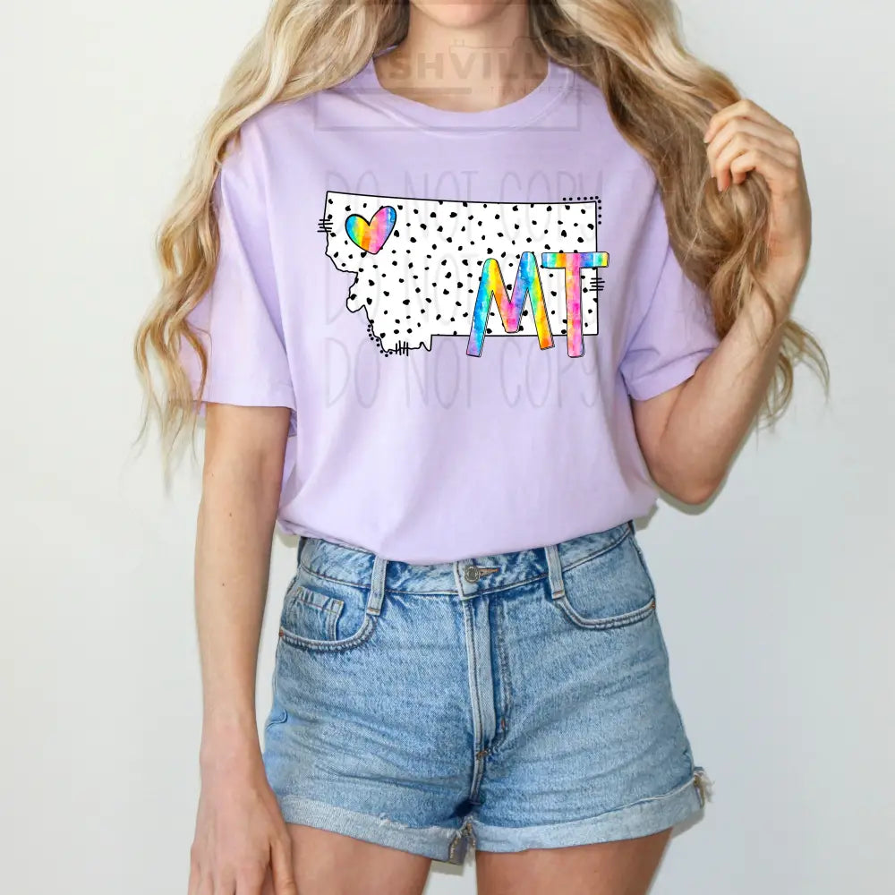 Polka Dot States Tees T - Shirt