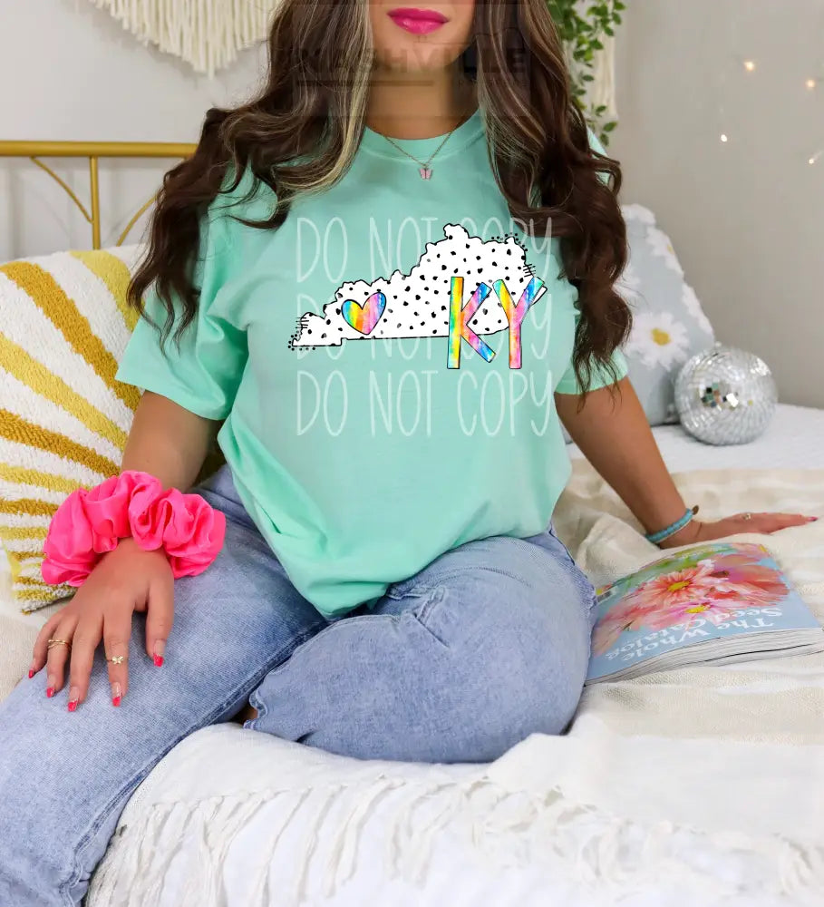 Polka Dot States Tees T - Shirt