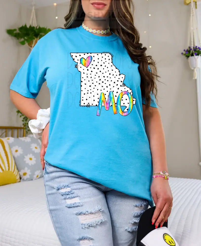 Polka Dot States Tees T - Shirt