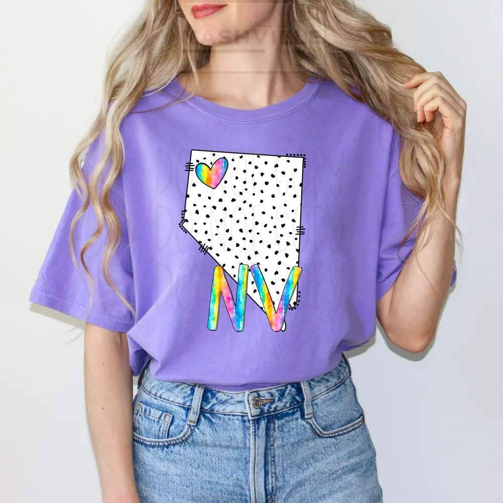 Polka Dot States Tees T - Shirt
