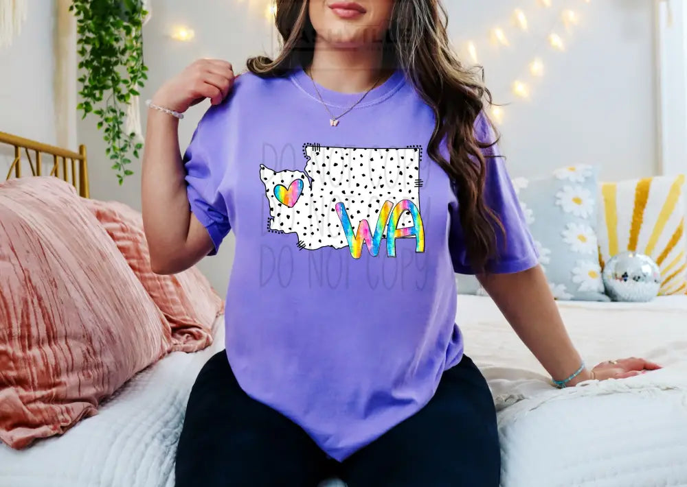 Polka Dot States Tees T - Shirt