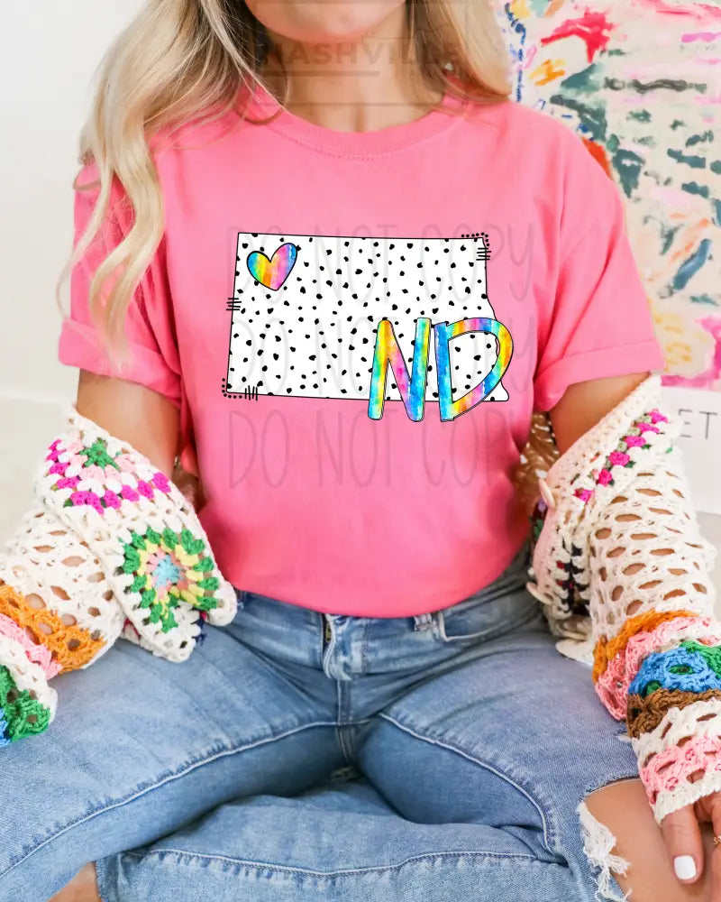 Polka Dot States Tees T - Shirt