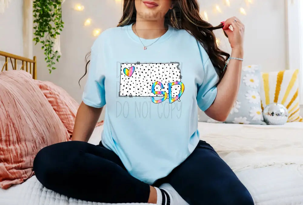 Polka Dot States Tees T - Shirt