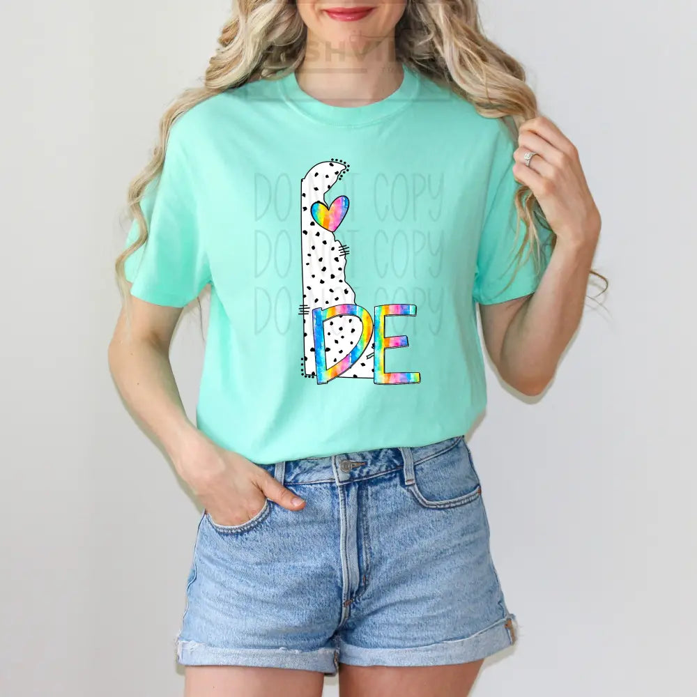 Polka Dot States Tees T - Shirt