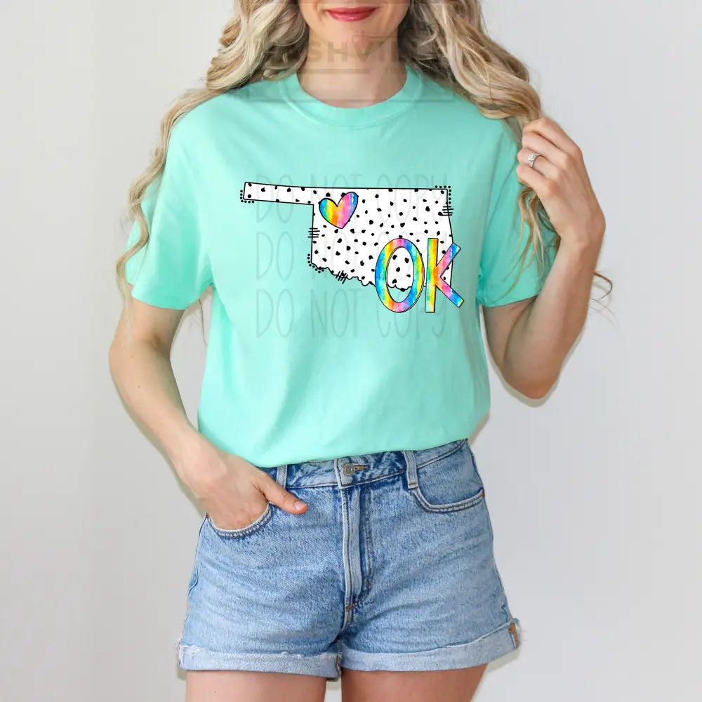 Polka Dot States Tees T - Shirt