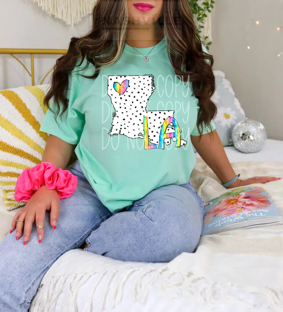 Polka Dot States Tees T - Shirt