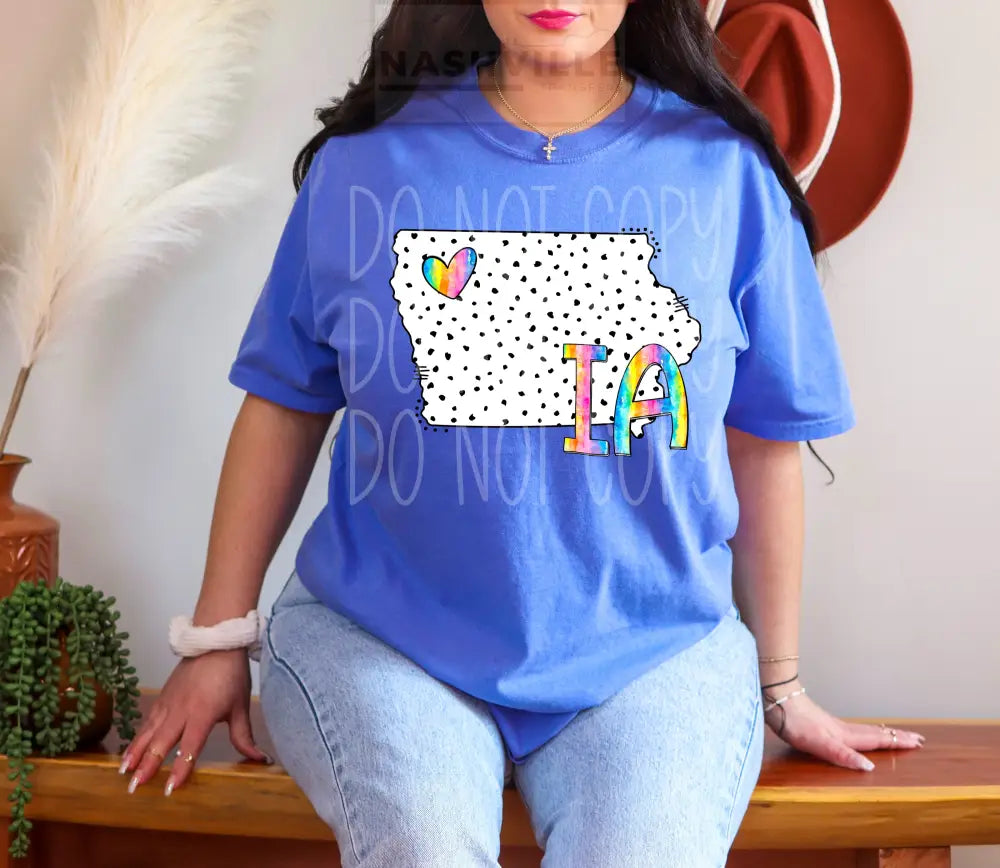 Polka Dot States Tees T - Shirt